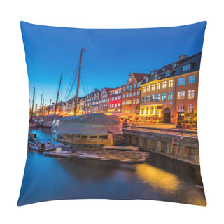 Personality  Copenhagen Nyhavn, New Port Of Copenhagen, At Night In Denmark Pillow Covers