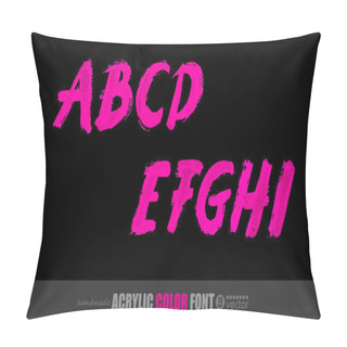 Personality  Pink Handwritten Letters Pillow Covers