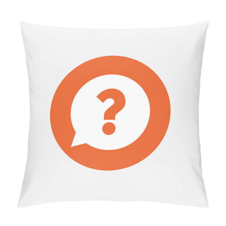 Personality  Question Mark Sign Icon.   Pillow Covers