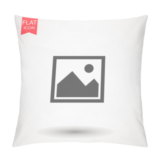 Personality  Picture Vector Icon, Image Symbol. Picture Coming Soon. Means That No Photo. Missing Image Sign Or Uploading No Image Available Or Folder Archive. Flat Vector Illustration For Web Site Or Mobile App. Pillow Covers