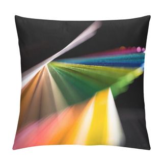 Personality  Dynamic Composition Of Colorful Papers Pillow Covers