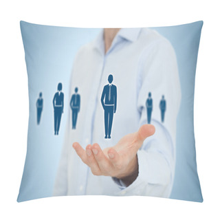 Personality  Human Resources And Customer Care Pillow Covers