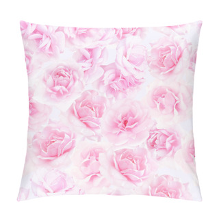 Personality  Pink Roses Seamless Pattern Pillow Covers