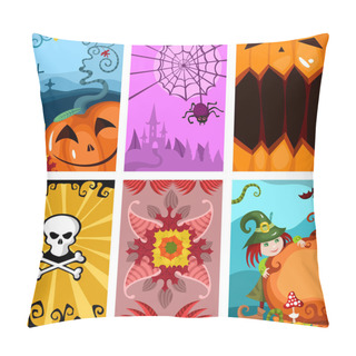 Personality  Halloween Cards Pillow Covers