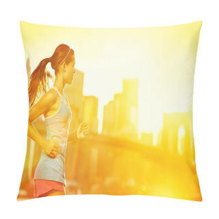 Personality  Running Woman Pillow Covers