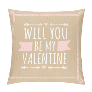 Personality  Cardboard Valentine Design Pillow Covers