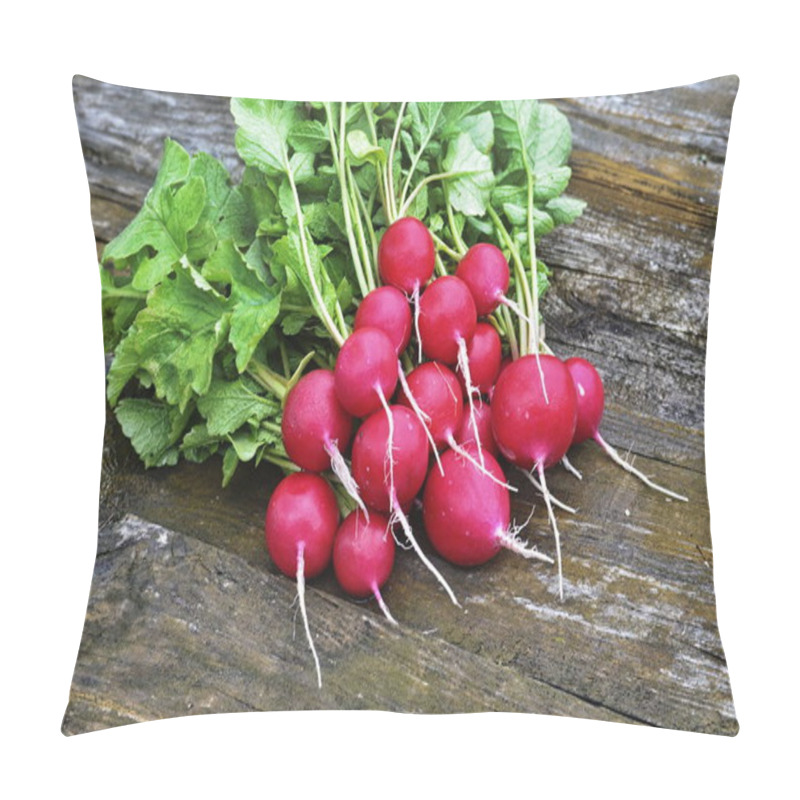 Personality  Red Garden Radish Early Vegetable Pillow Covers