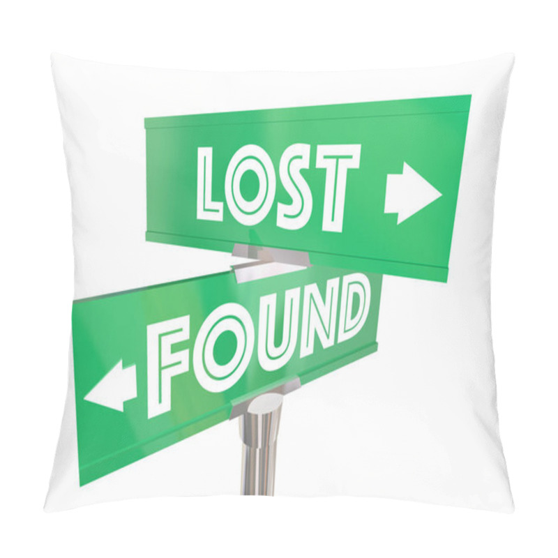 Personality  Road Sign With Words Pillow Covers