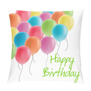 Personality  Happy Birthday Greeting Card Pillow Covers