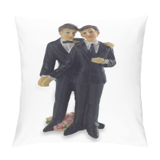 Personality  Gay Wedding. Shot In Studio. Pillow Covers