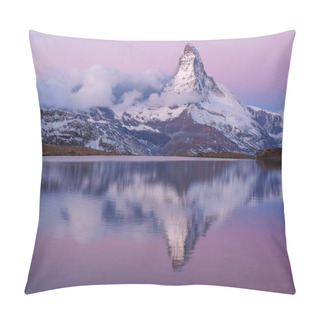 Personality  Matterhorn In Early Morning Pillow Covers