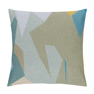 Personality  Abstract Geometric Polygonal Noise Texture Background. Pillow Covers
