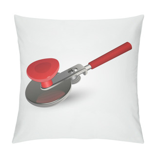 Personality  Can Opener. Vector Illustration. Pillow Covers