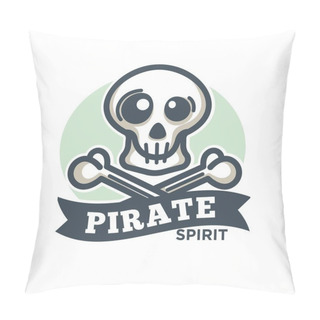 Personality  Pirate Flat Icon  Pillow Covers
