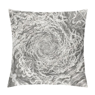 Personality  Wool Sheep Abstract Geometric Pattern. Mandala. Pillow Covers