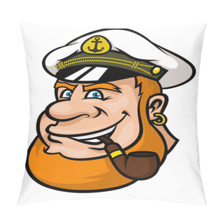 Personality  Happy Cartoon Captain Or Sailor Character Pillow Covers