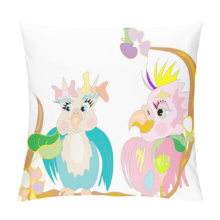 Personality  Funny Birds Pillow Covers