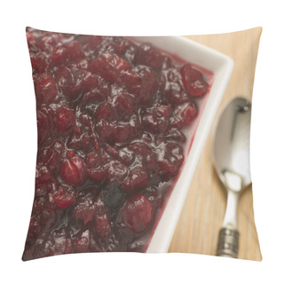 Personality  Dish Of Cranberry Sauce Pillow Covers