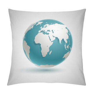 Personality  Globe Icon Pillow Covers