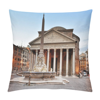 Personality  Piazza Della Rotonda, Pantheon, Rome Pillow Covers