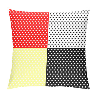 Personality  Four Polka Dots Backgrounds Pillow Covers