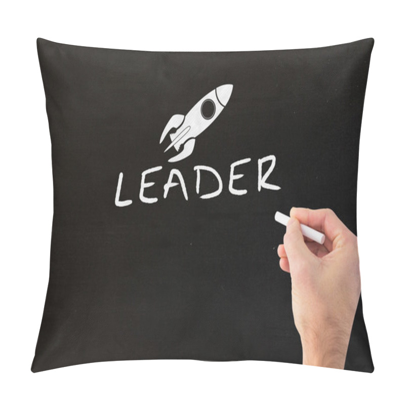 Personality  Hand Writing With A White Chalk  Pillow Covers