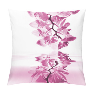 Personality  Orchid With Mirroring Pillow Covers