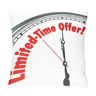 Personality  Limited Time Offer Words Pillow Covers