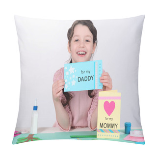 Personality  Greeting Cards For Parents Pillow Covers