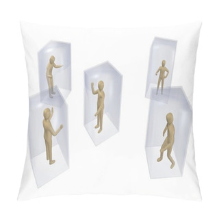 Personality  Individualism, Loneliness, Isolation Pillow Covers