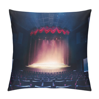 Personality  Theater Curtain With Dramatic Lighting Pillow Covers
