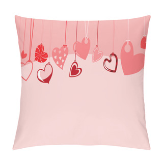 Personality  Valentine's Day Background Pillow Covers