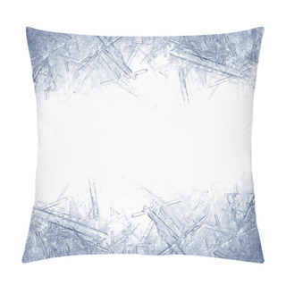Personality  Closeup Of Ice Crystals Pillow Covers