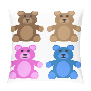 Personality  Stuffed Bears Pillow Covers