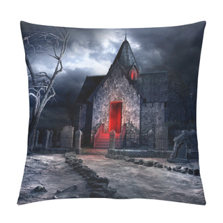Personality  Old Gothic Crypt Pillow Covers
