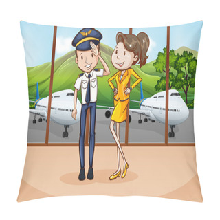 Personality  Cabin Crew Pillow Covers