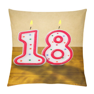 Personality  Burning Birthday Candles Pillow Covers
