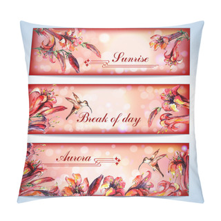 Personality  Spring Theme Background Pillow Covers
