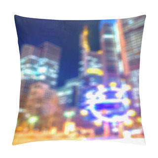 Personality  Cityscape Background, Blurred Photo Bokeh Pillow Covers