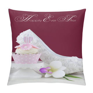 Personality  Wedding Day Concept With Happily Ever After Text.  Pillow Covers