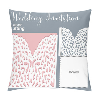 Personality  Vector Die Laser Cut Envelope Template Pillow Covers