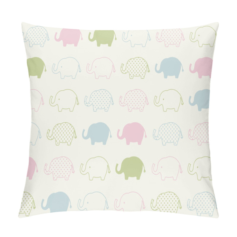 Personality  Elephants cartoon pattern pillow covers