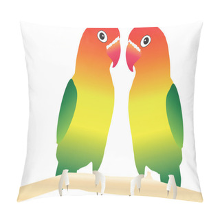 Personality  Lovebirds Pillow Covers