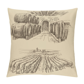 Personality  Vineyard Doodle Pillow Covers