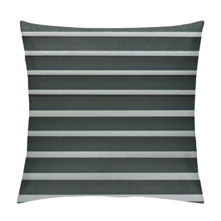 Personality  Close-up View Of Detail Textured Metal Fence Background Pillow Covers