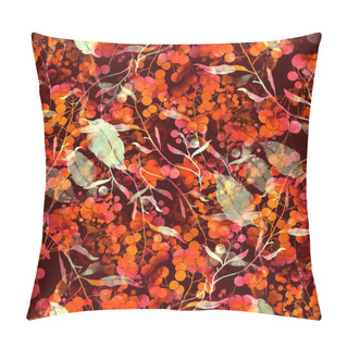 Personality Herbs, Flowers, Leaves And Berries Pillow Covers