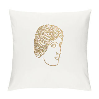 Personality  Greek Girl Logo Pillow Covers