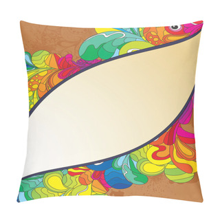 Personality  Bright Cheerful Background Pillow Covers