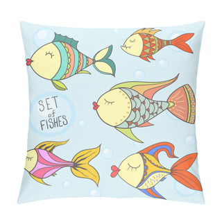 Personality  Various Cute Fishes Collection Pillow Covers
