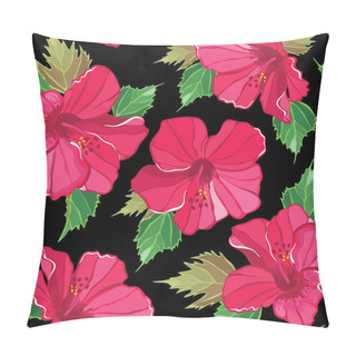 Personality  Seamless Floral Pattern , Hand-drawing. Pillow Covers